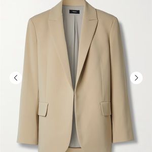 Theory- classic beige blazer